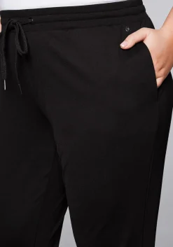 Sporthose in 3/4-Länge mit Bündchen, aus Sweat