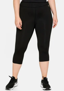 Sporthose mit Innentasche, in Caprilänge