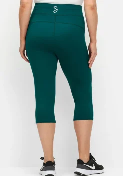 Sporthose mit Innentasche, in Caprilänge