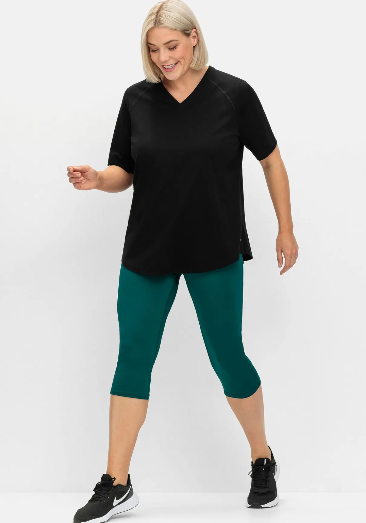 Sportshirt mit Mesh-Einsatz im Rücken