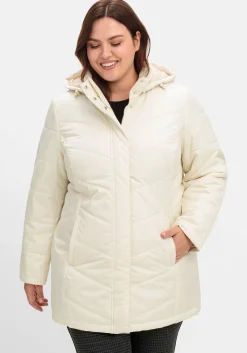 Steppjacke mit abnehmbarer Kapuze