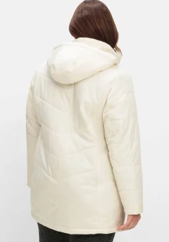 Steppjacke mit abnehmbarer Kapuze