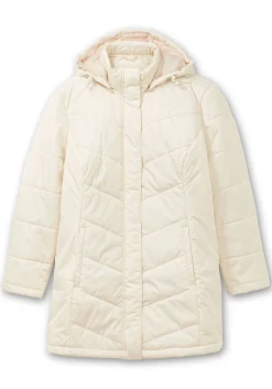 Steppjacke mit abnehmbarer Kapuze