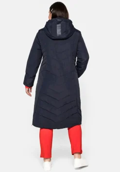 Steppmantel mit seitlichen Reißverschlüssen