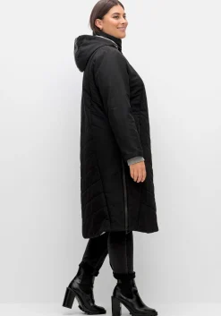 Steppmantel mit seitlichen Reißverschlüssen