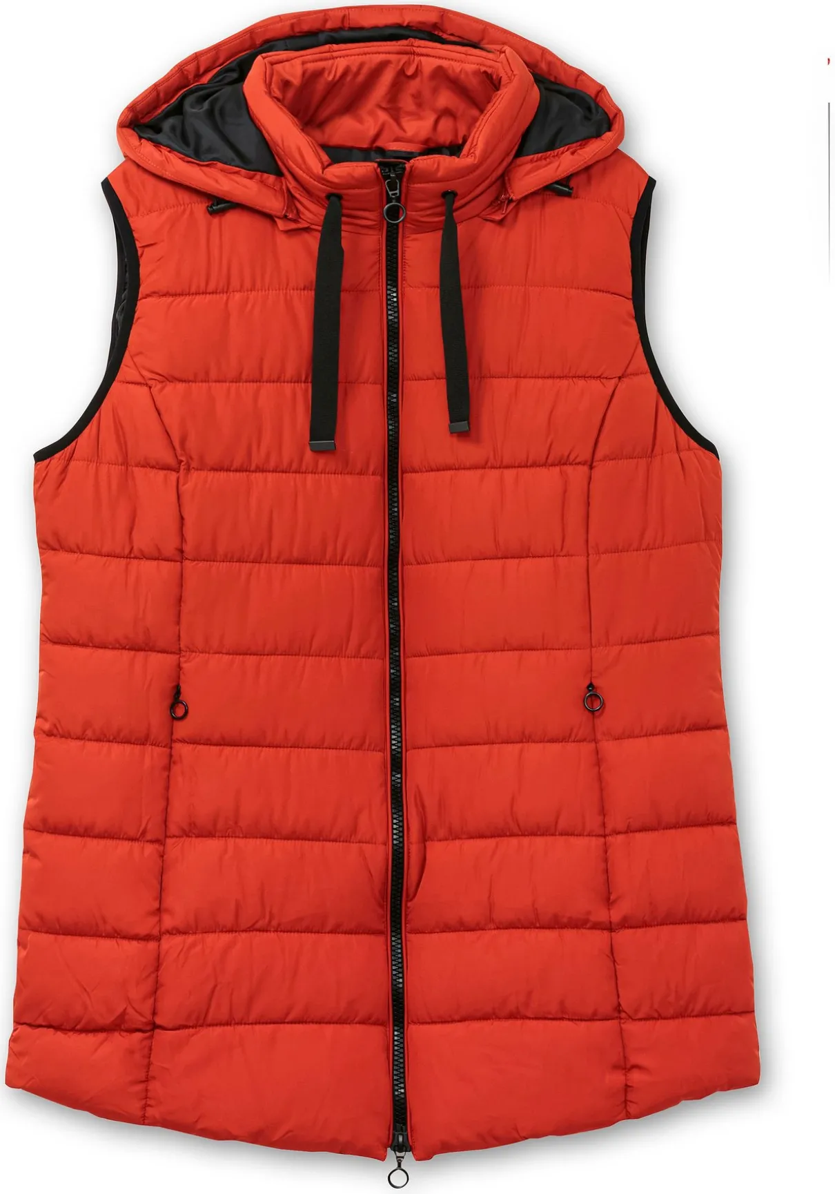 Steppweste mit abnehmbarer Kapuze