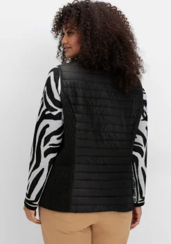 Steppweste mit seitlichen Smokeinstätzen