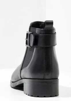 Stiefelette aus Rindsleder, mit Stretch-Einsatz