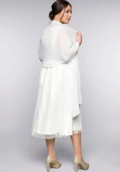 Stola aus fließendem Chiffon