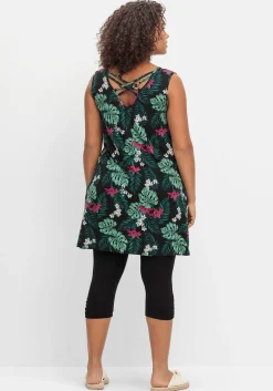 Strandset aus Longtop und 3/4-Leggings