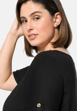 Strandshirt in Longform, mit Fransen am Saum