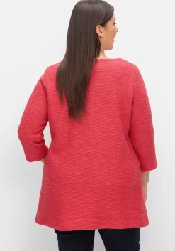 Strickjacke mit Knopfverschluss, aus Bouclé-Qualität