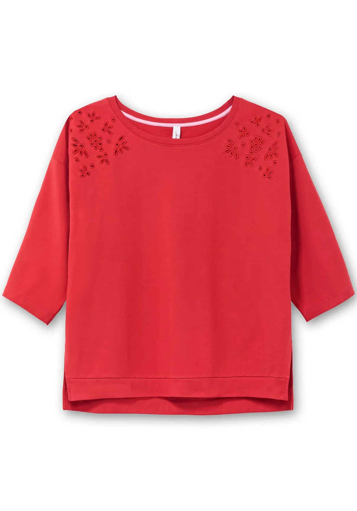 Sweatshirt mit Cut-outs und 3/4-Ärmeln