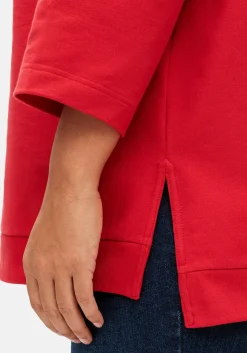 Sweatshirt mit Cut-outs und 3/4-Ärmeln