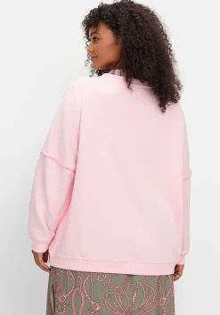 Sweatshirt mit Frontprint und Rundhalsausschnitt