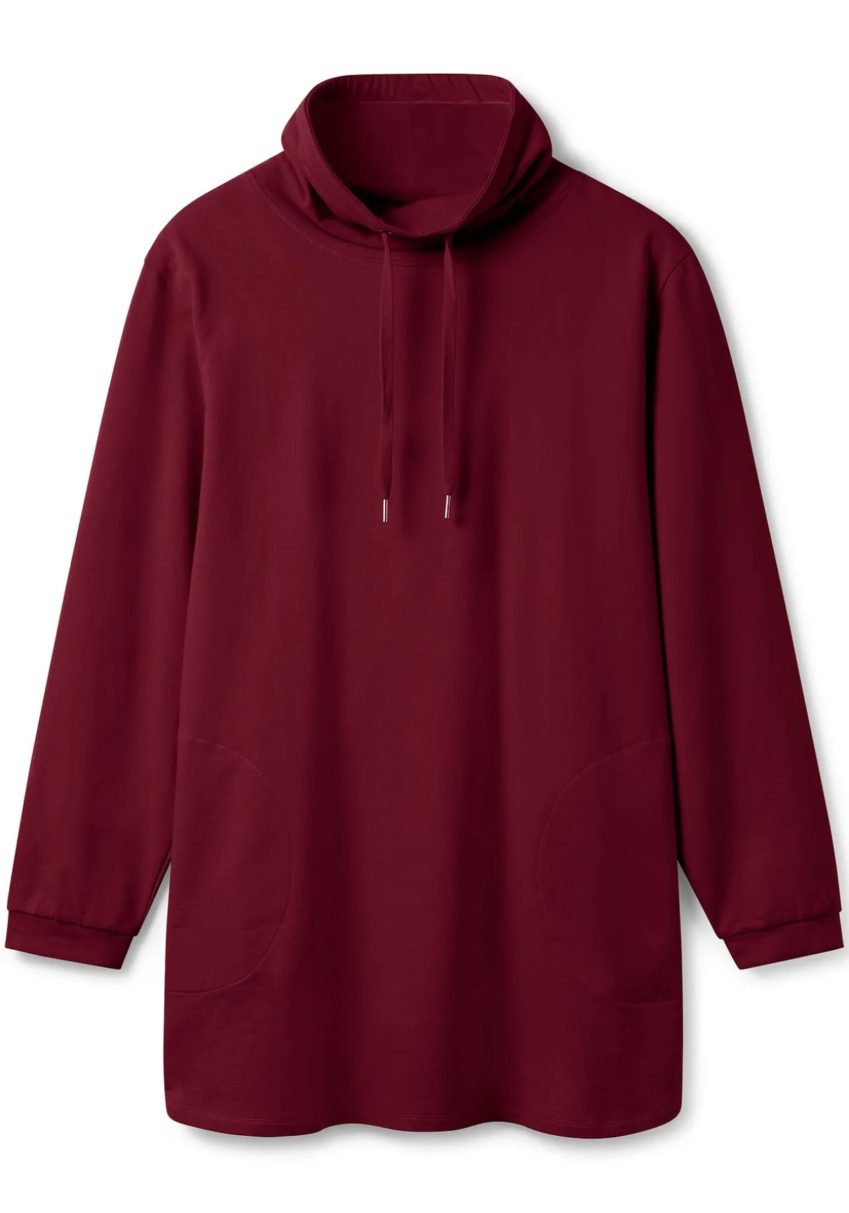 Sweatshirt mit hohem Kragen und Tunnelzug