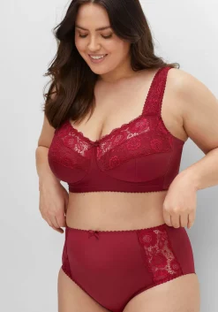 Taillenslip mit transparenter Spitze