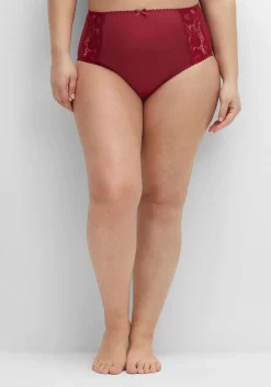 Taillenslip mit transparenter Spitze