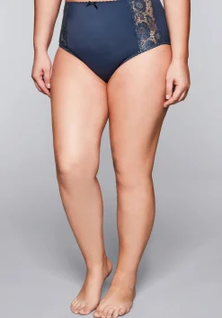 Taillenslip mit transparenter Spitze