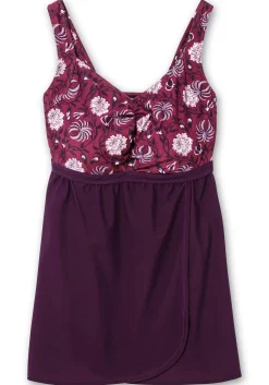 Tankini-Oberteil in ausgestellter Longform