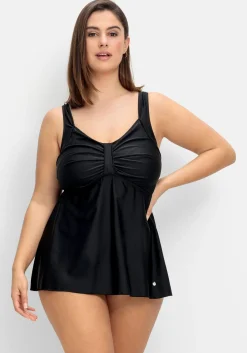 Tankini-Oberteil mit Raffung im Brustbereich