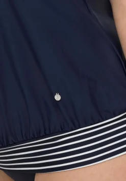 Tankini-Top in Oversized-Form mit Streifendetails