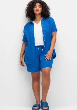 Top mit doppellagigem Vorderteil