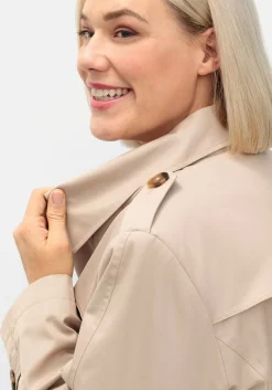 Trenchcoat in wasserabweisender Qualität