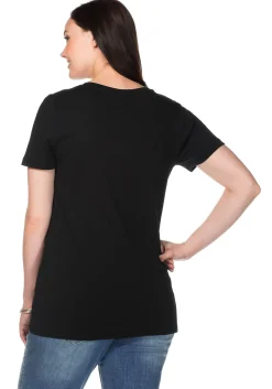 T-Shirt mit V-Ausschnitt