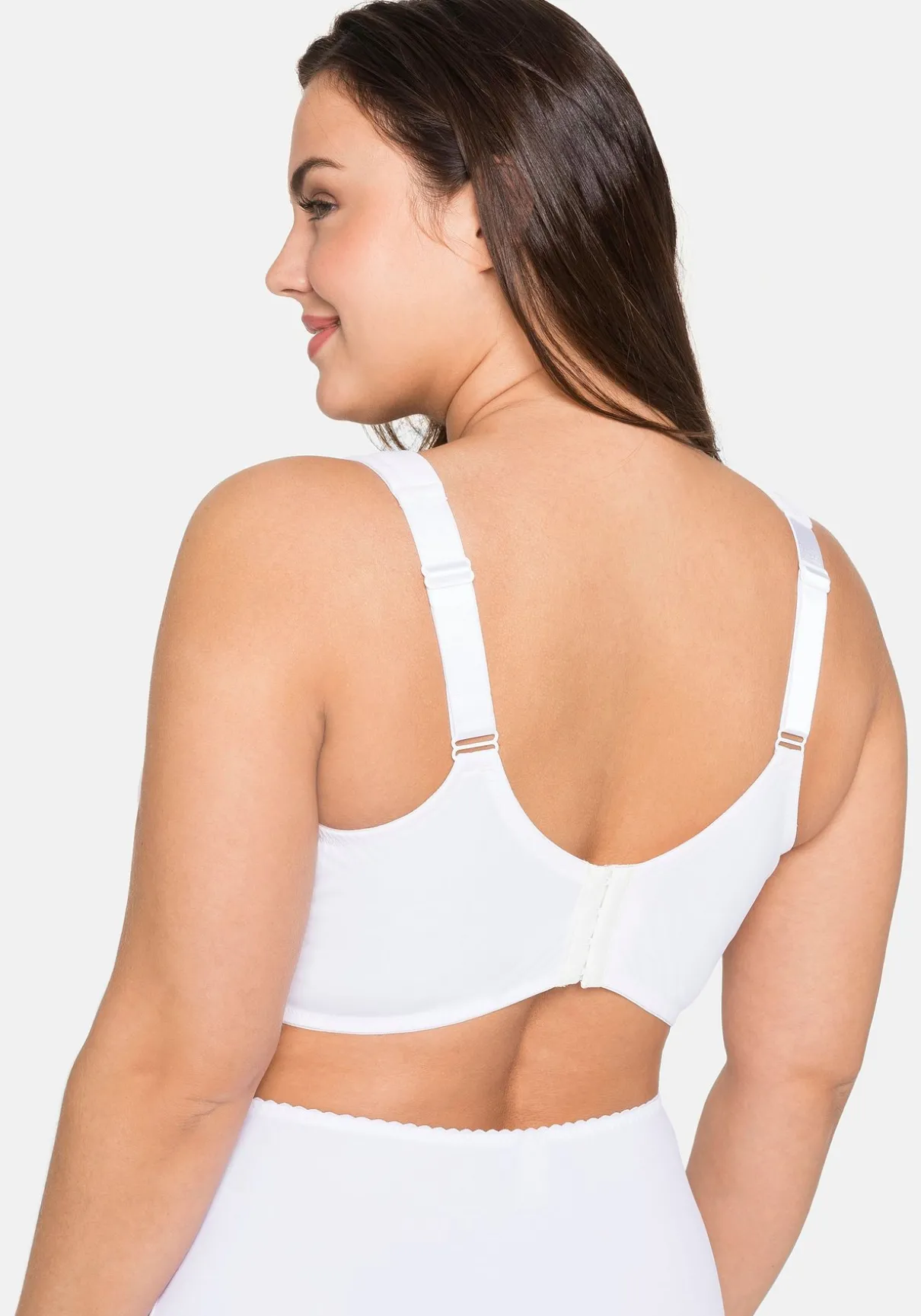 T-Shirt-BH mit Spitze und nahtlosen Cups