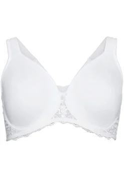 T-Shirt-BH mit Spitze und nahtlosen Cups