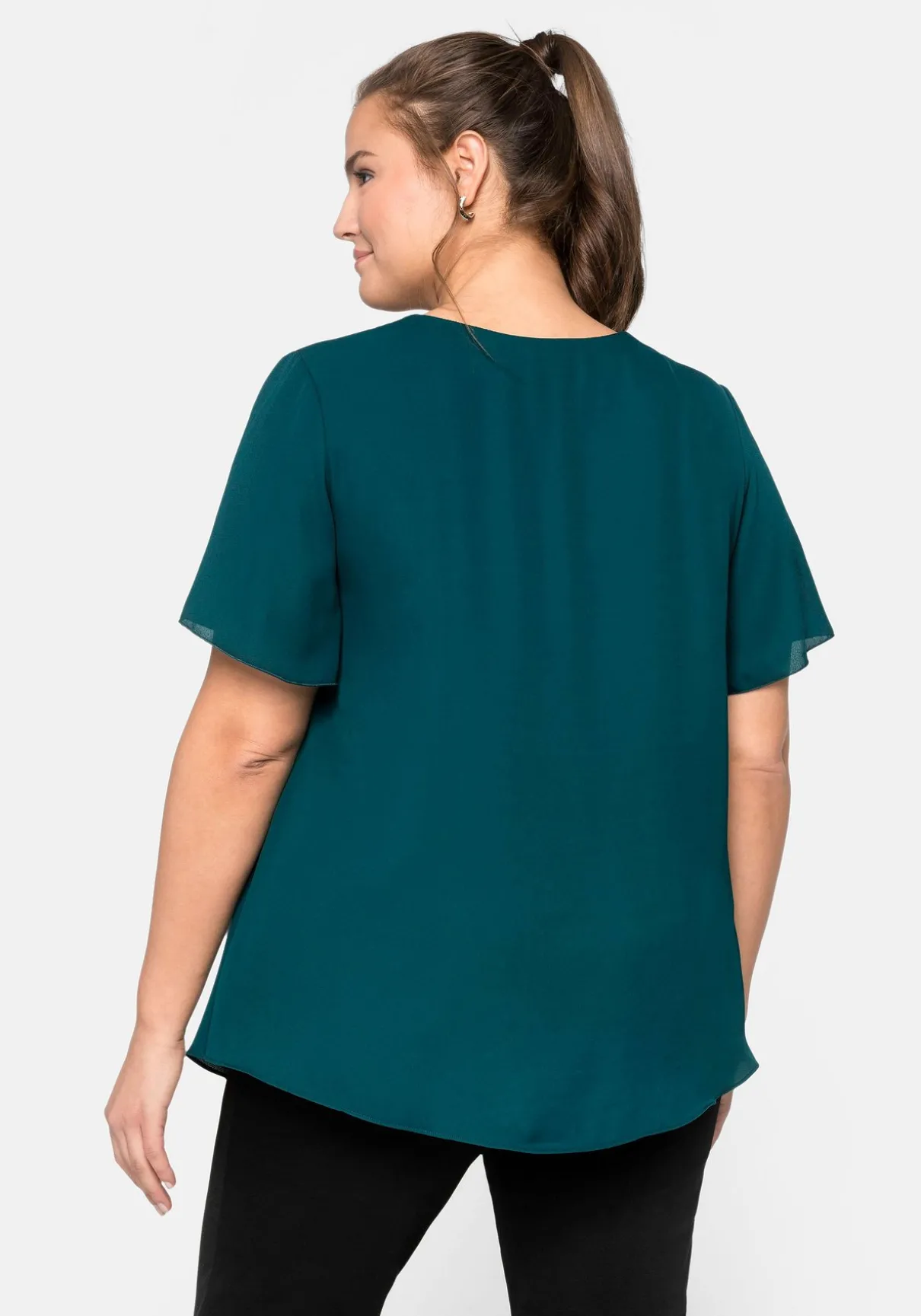 Tunika im Lagenlook mit Flügelärmeln