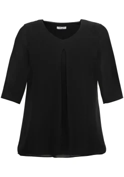 Tunika im Layerlook, mit Chiffon