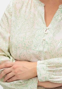 Tunika in A-Linie, mit Alloverdruck