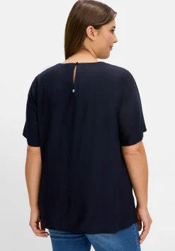 Tunika in leichter A-Linie, mit Faltendetails