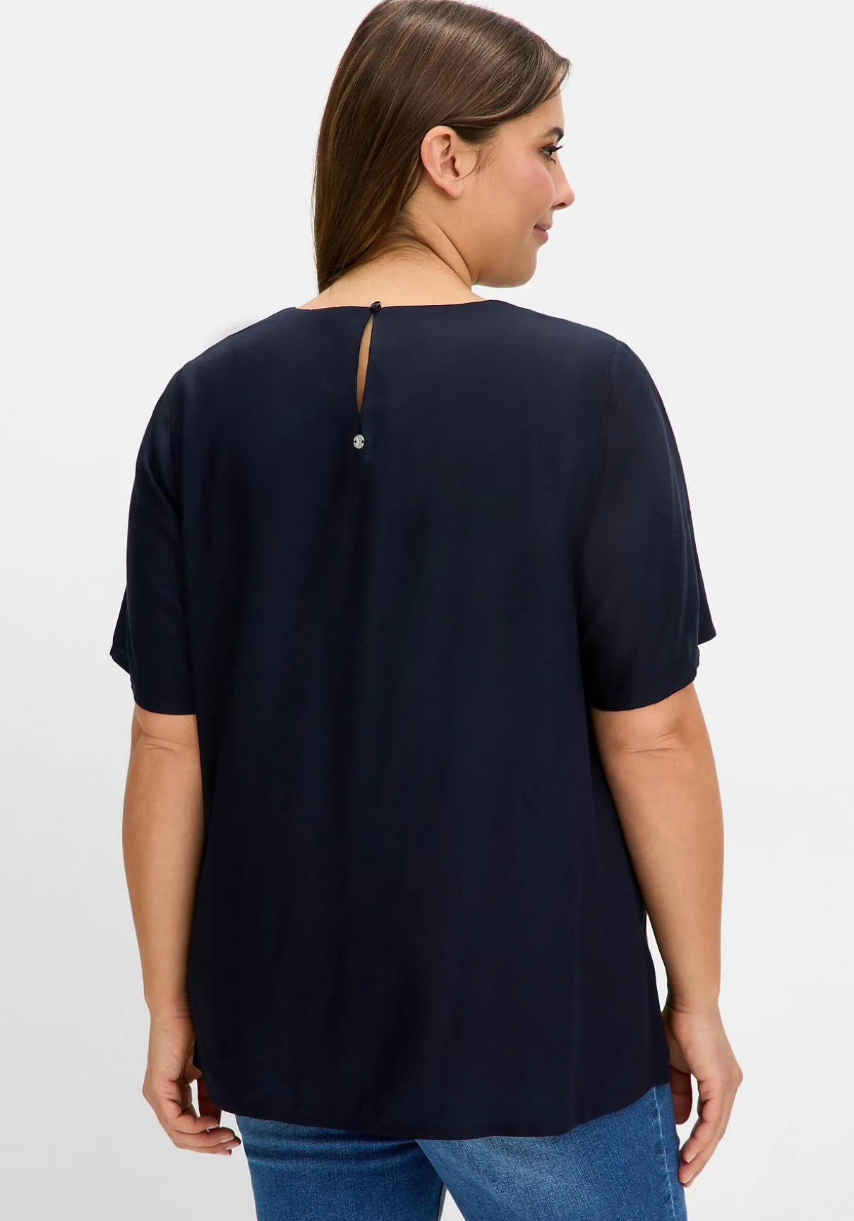 Tunika in leichter A-Linie, mit Faltendetails