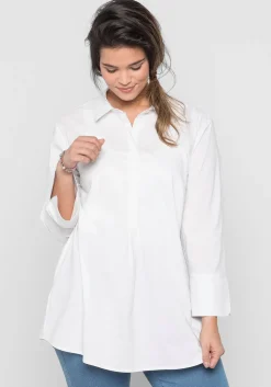 Tunika in leichter A-Linie, mit 3/4-Arm