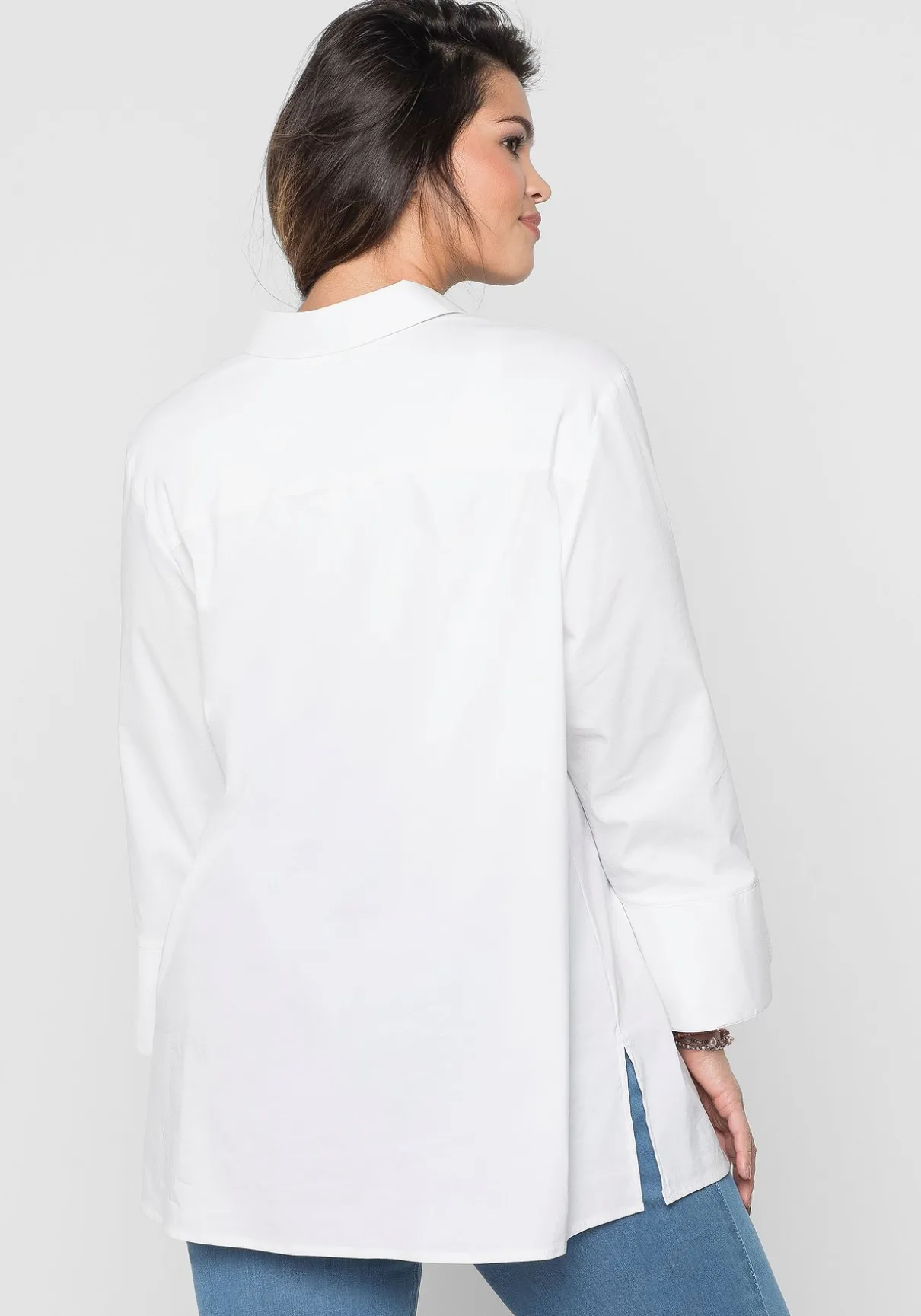 Tunika in leichter A-Linie, mit 3/4-Arm