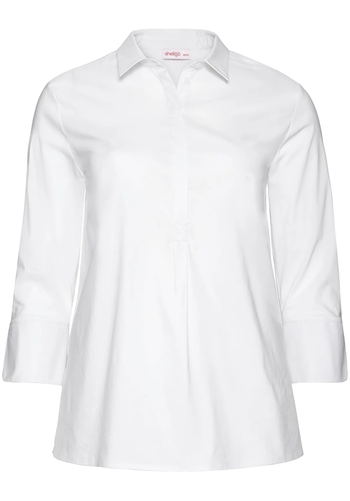 Tunika in leichter A-Linie, mit 3/4-Arm