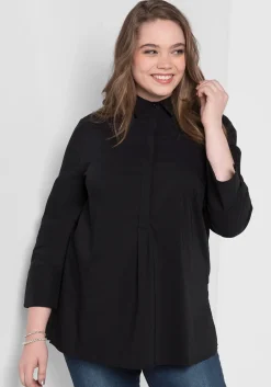 Tunika in leichter A-Linie, mit 3/4-Arm