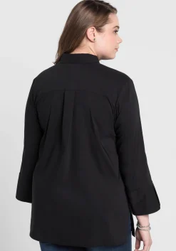 Tunika in leichter A-Linie, mit 3/4-Arm