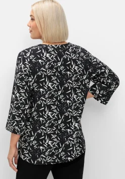 Tunika mit 3/4-Arm und Alloverprint