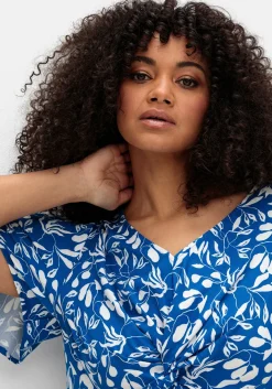 Tunika mit Flügelärmeln und Knotendetail