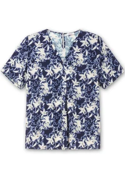 Tunika mit floralem Alloverdruck