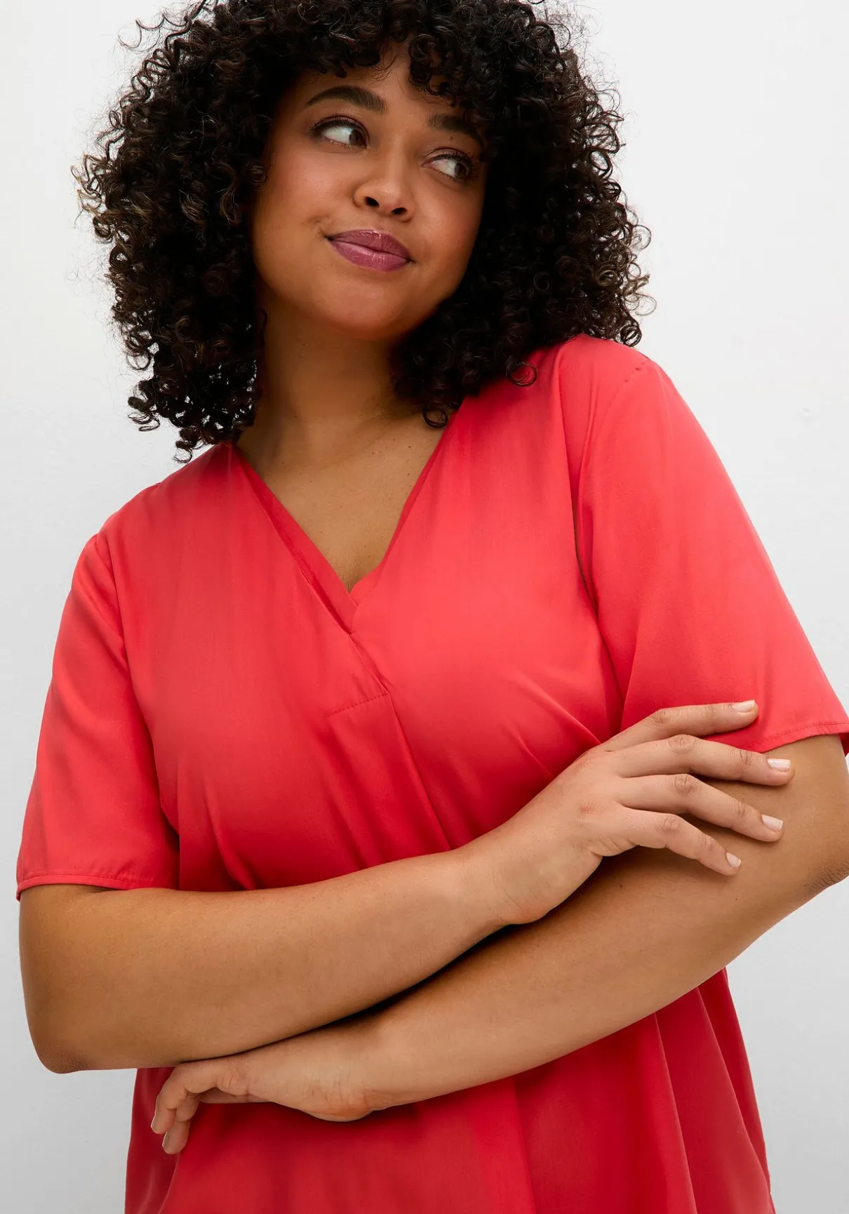 Tunika mit floralem Alloverdruck