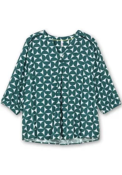 Tunika mit Grafikprint und 3/4-Ärmel