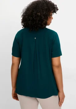 Tunika mit Kellerfalte und Hohlsaumspitze