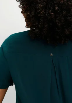 Tunika mit Kellerfalte und Hohlsaumspitze