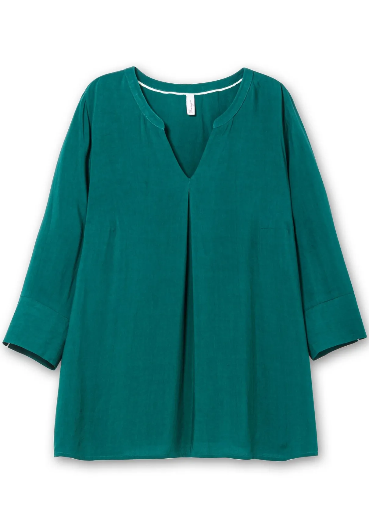 Tunika mit Kellerfalte und 3/4-Ärmeln
