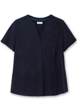 Tunika mit Kellerfalte und Hohlsaumspitze